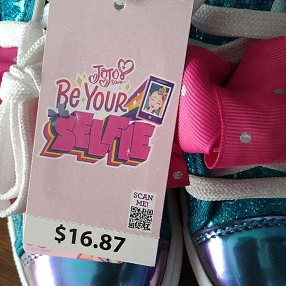 Jojo Siwa high top sneakers FINAL PRICE! - Picture 3 of 5